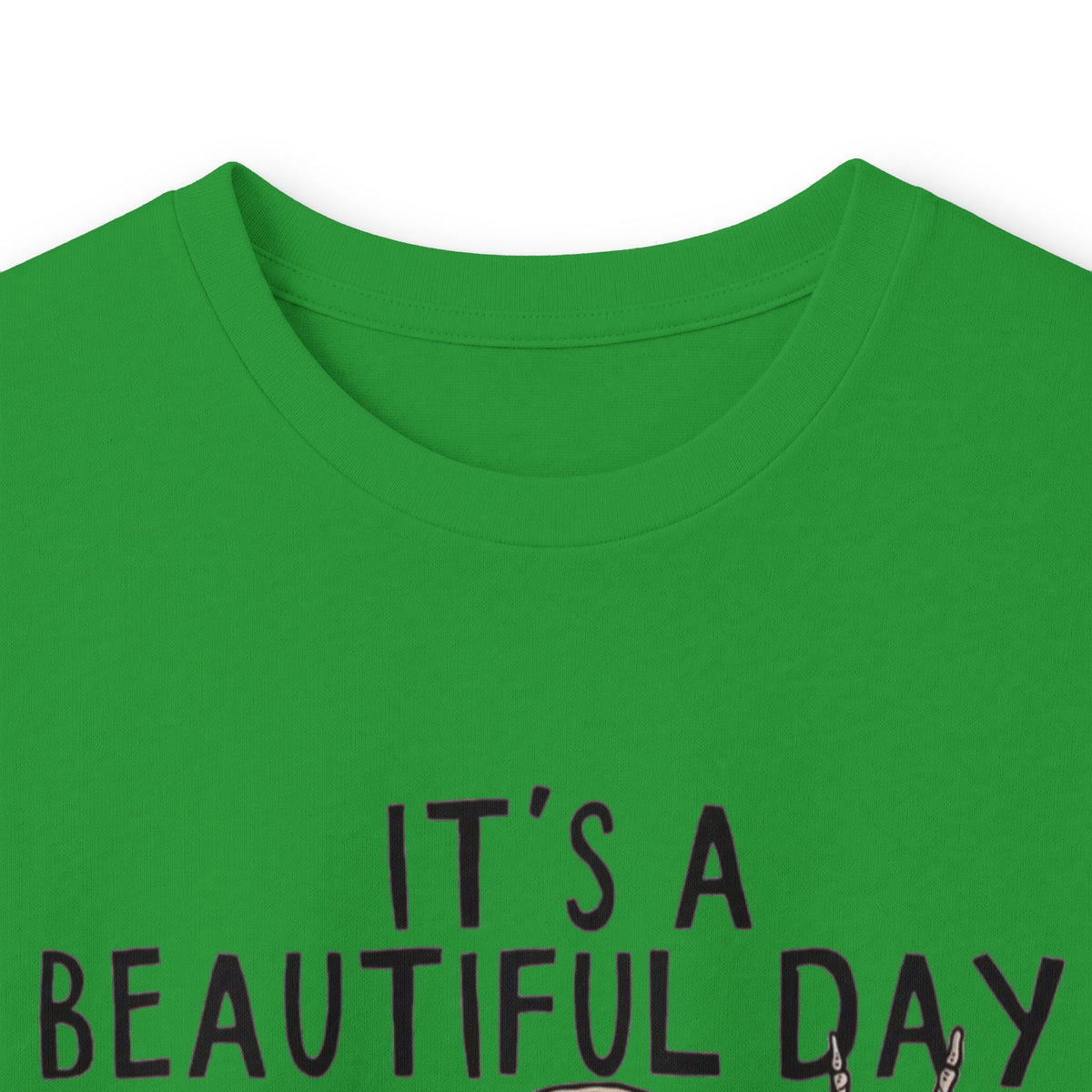 It's a Beautiful Day Skull Graphic Long Sleeve Tee