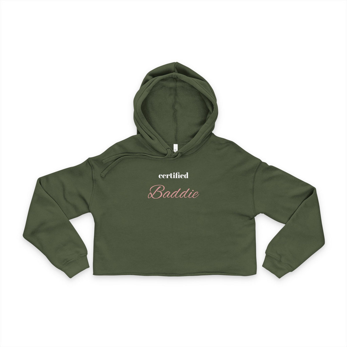 Certified Baddie Women's Cropped Hoodie