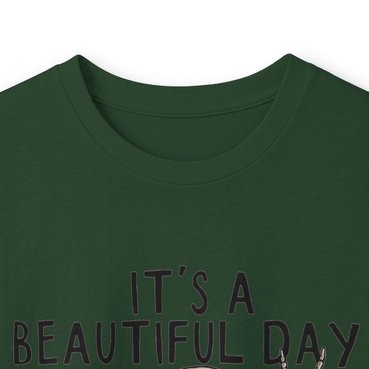 It's a Beautiful Day Skull Graphic Long Sleeve Tee